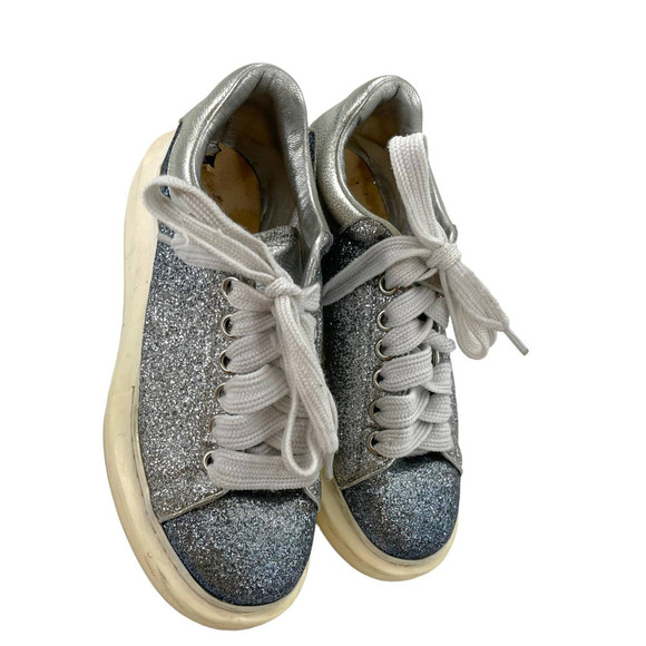 Alexander, McQueen MCQ sneaker and silver glitter - Picture 2 of 8